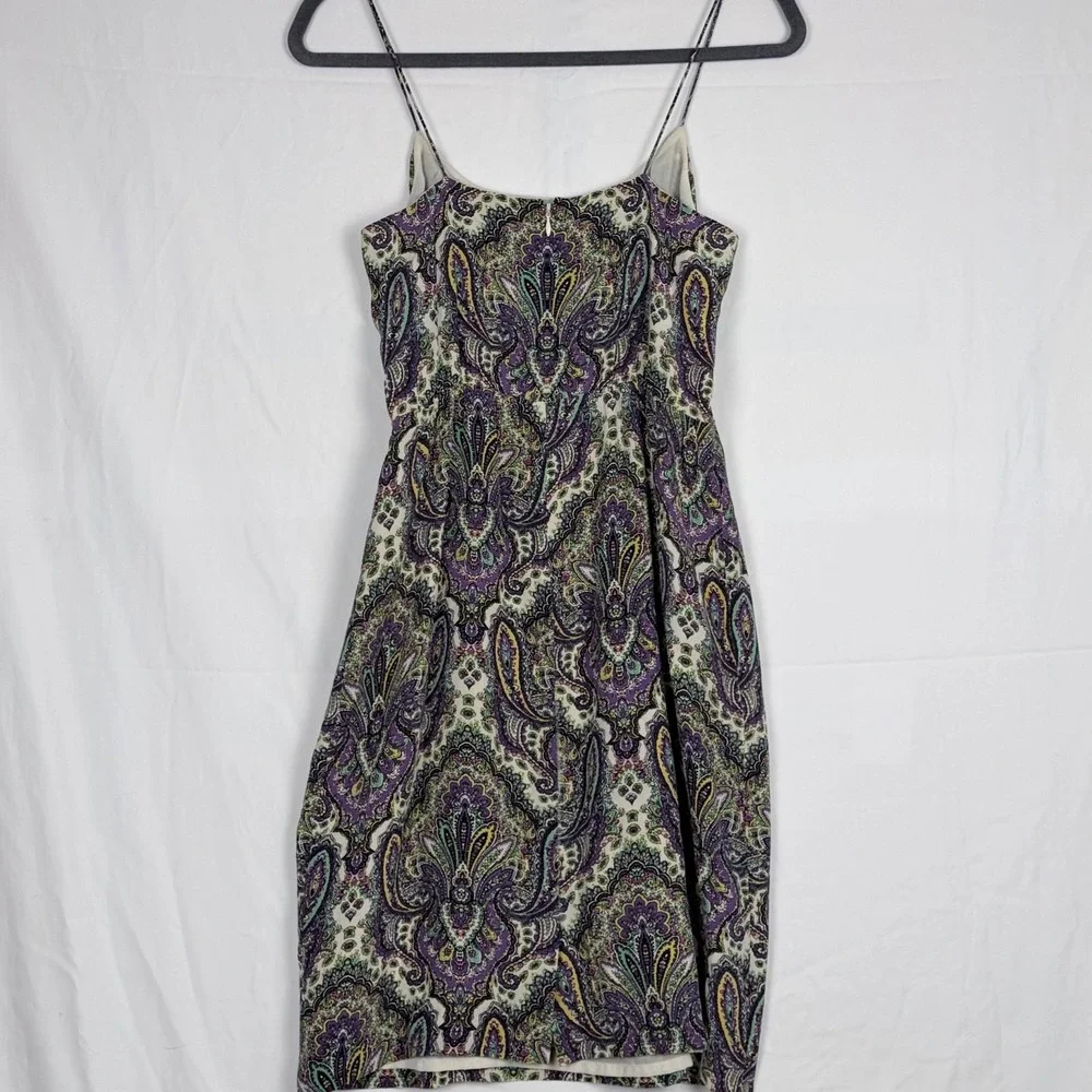 J Crew Cami Dress Sleeveless Silk 2 Short Mini Spring Boho Festival Summer Party - Picture 6 of 10